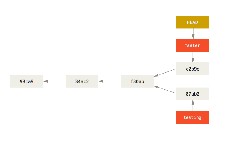 Diagram of branching